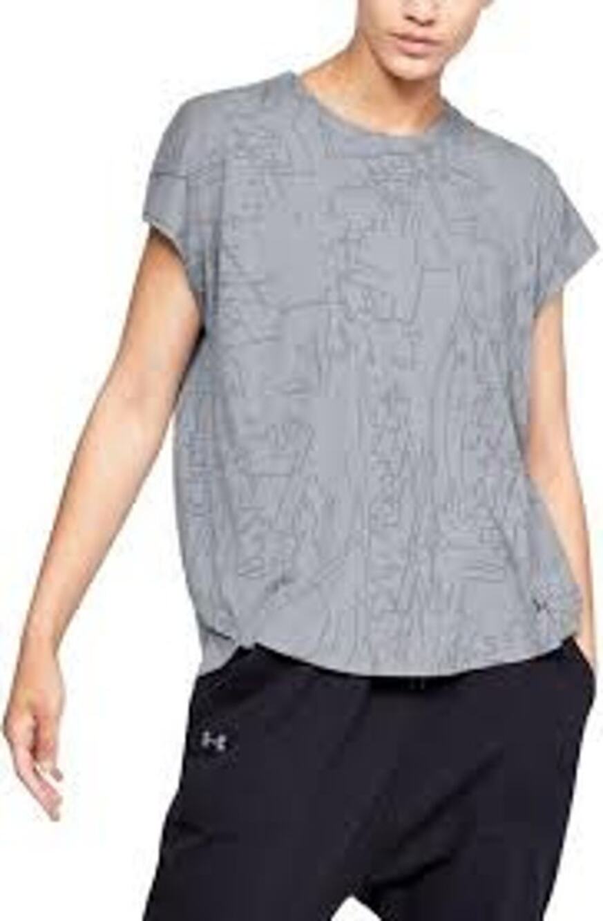 Under Armour Women's‎ Unstoppable Burnout Short Sleeve T-Shirt Oversized Large